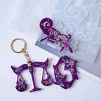 Zodiac Constellation Keychain Silicone Mold Set (2pcs)