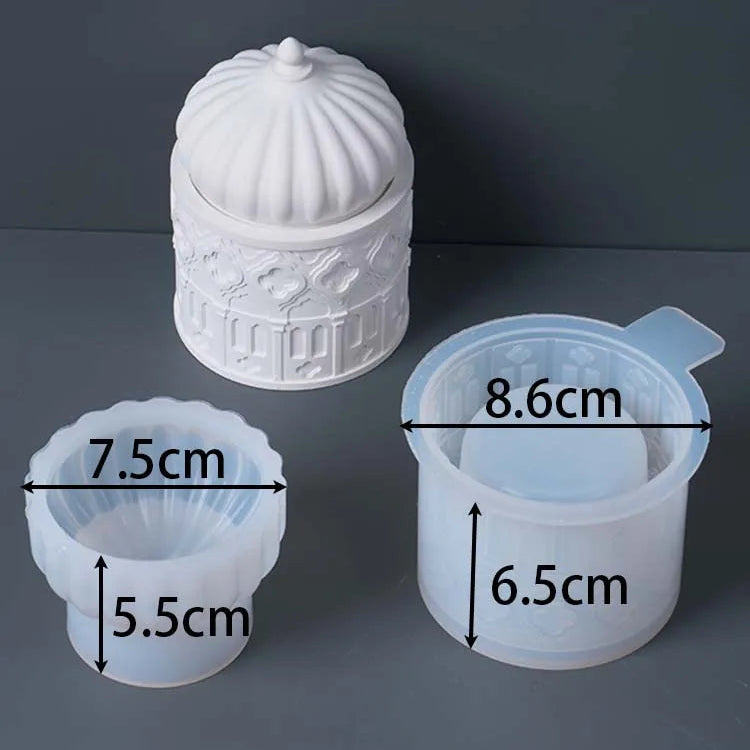 Sahra Reverie Cylindrical Jar Mold Set