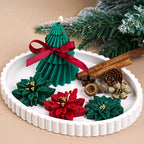 Poinsettia Flower Silicone Mold for Candles