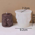 Relief Bear Silicone Candle Mold Style A