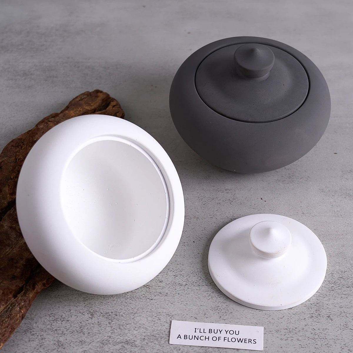 Teapot Jar with Lid Silicone Molds Set