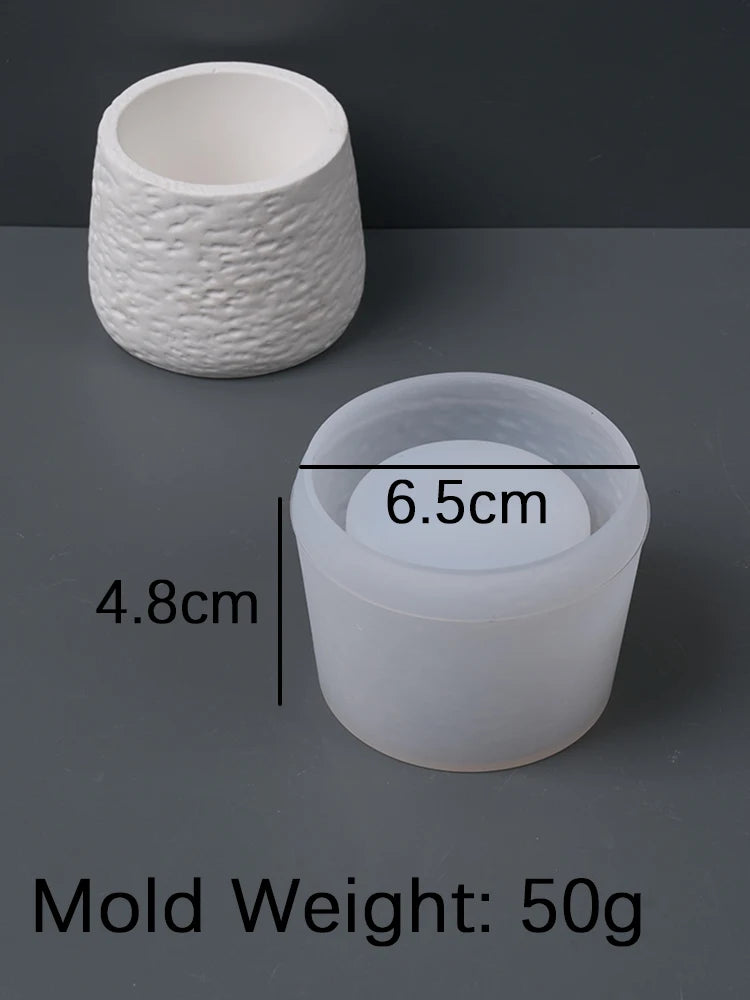 Lunar Rock Jar Tray Silicone Mold