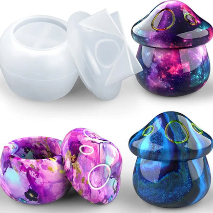 Mushroom Resin Jar Mold
