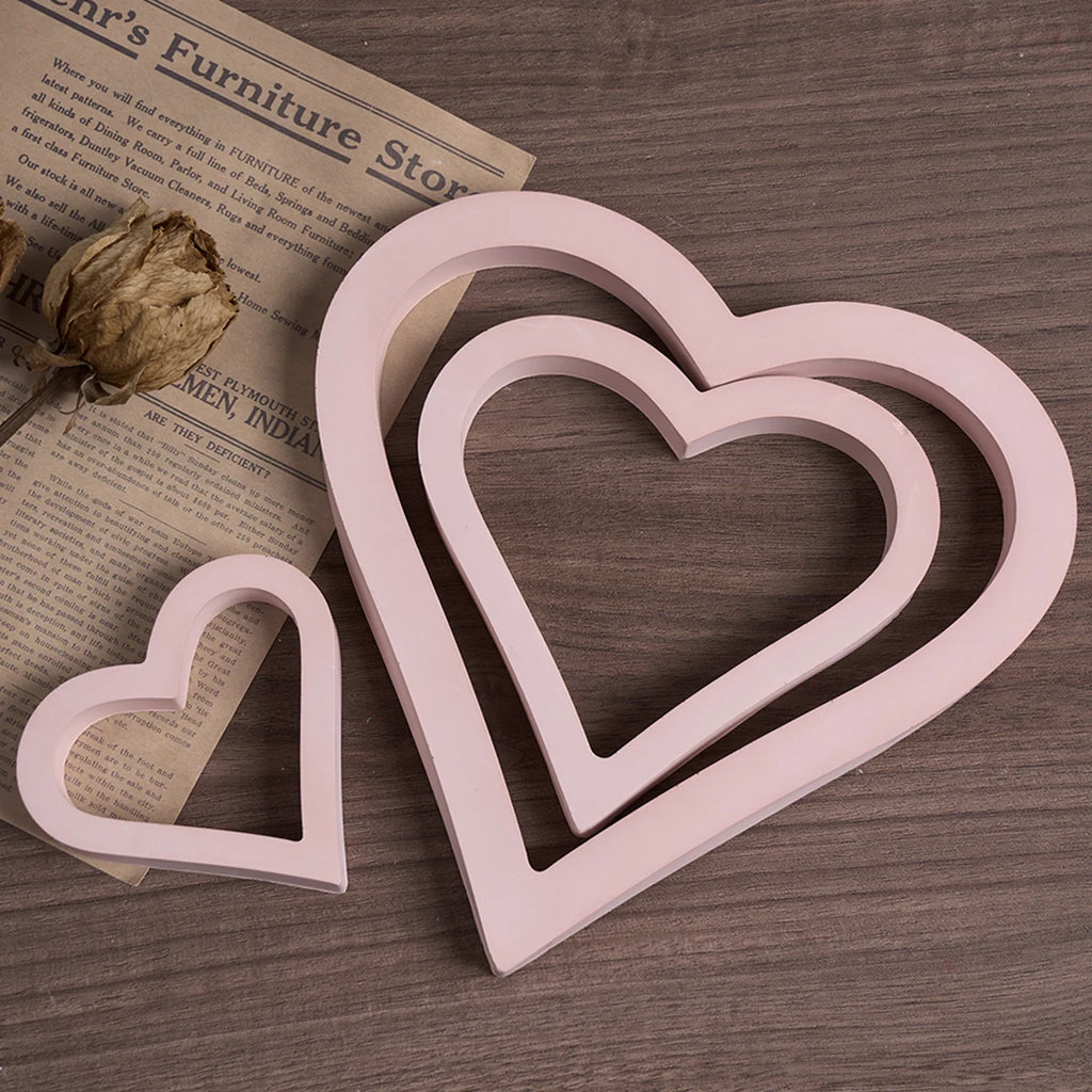 Nested Hollow Heart Casting Mold