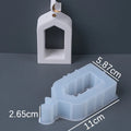 Creative Hollow Door Silicone Mold.