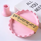 Varel Ruffle Cake Stand & Candle Holder Silicone Mold Set