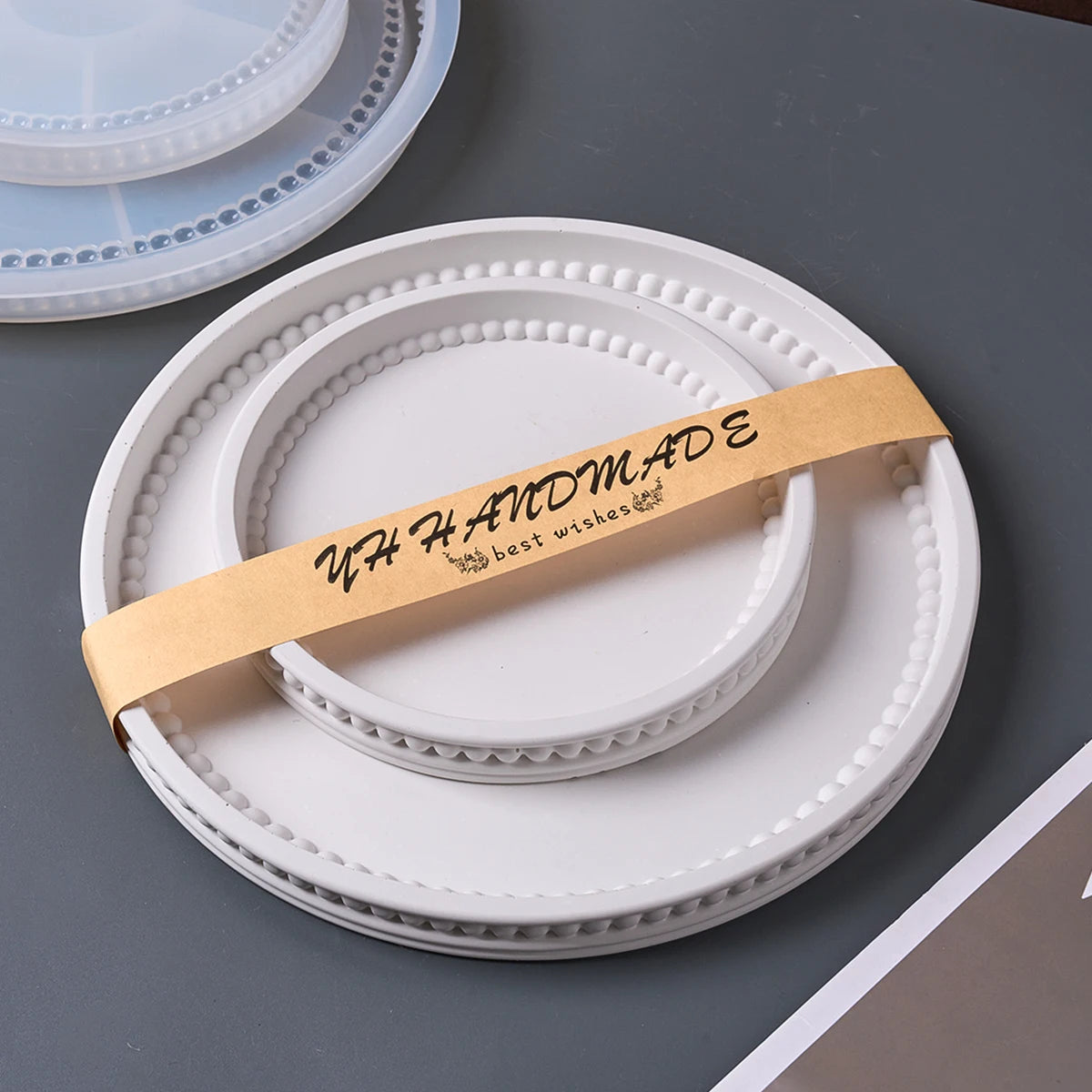 Round Bubble Bead Tray Silicone Mold.