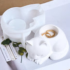 Sleeping Cat Candle Holder Silicone Mold