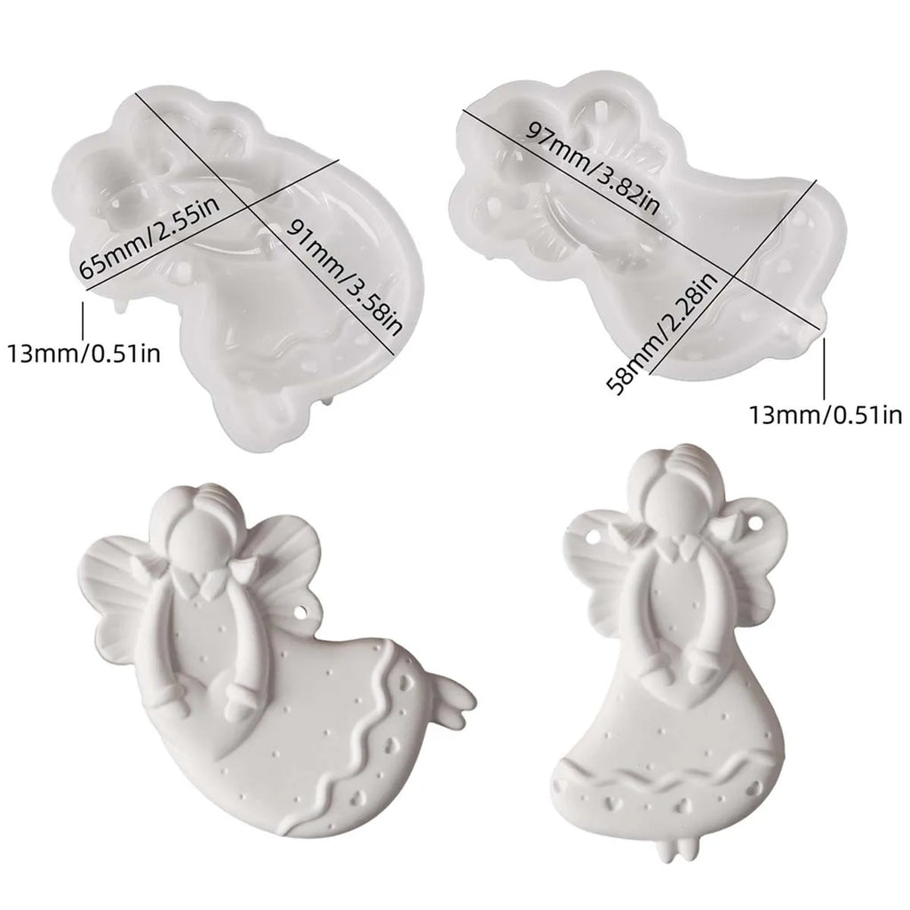 Angel Hanging Silicone Mold Set (2pcs)
