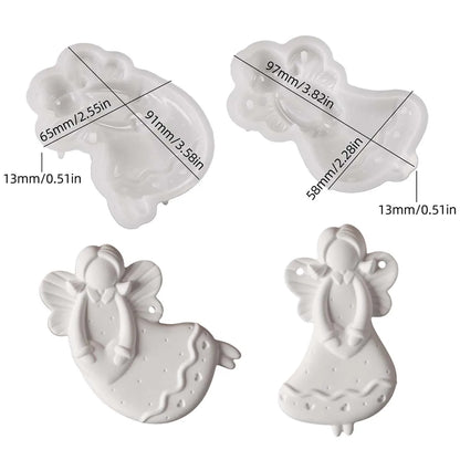 Angel Hanging Silicone Mold Set (2pcs)