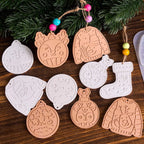 Linora Hanging Christmas Ornament Silicone Mold Set
