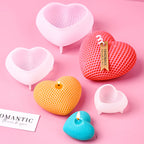 Lumea Woven Silicone Heart Candle Mold