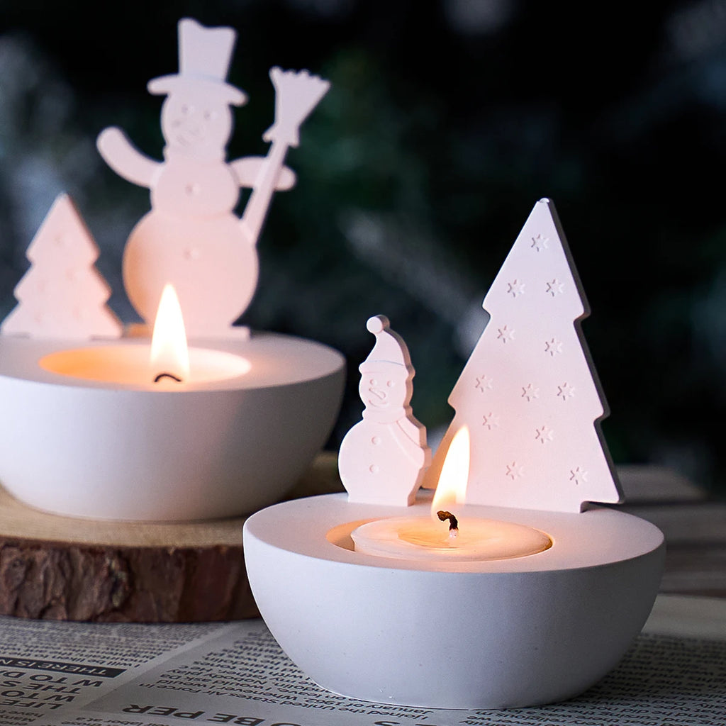 Angel Prayer Candle Holder Silicone Mold Set