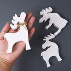 3 in 1 Elk Ornament Silicone Mold.