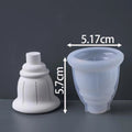 European Style Pillar Candle Base Molds Lamp Holder A