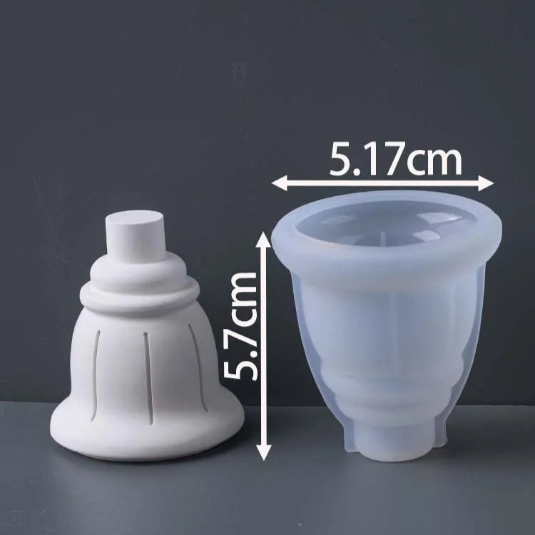 European Style Pillar Candle Base Molds.