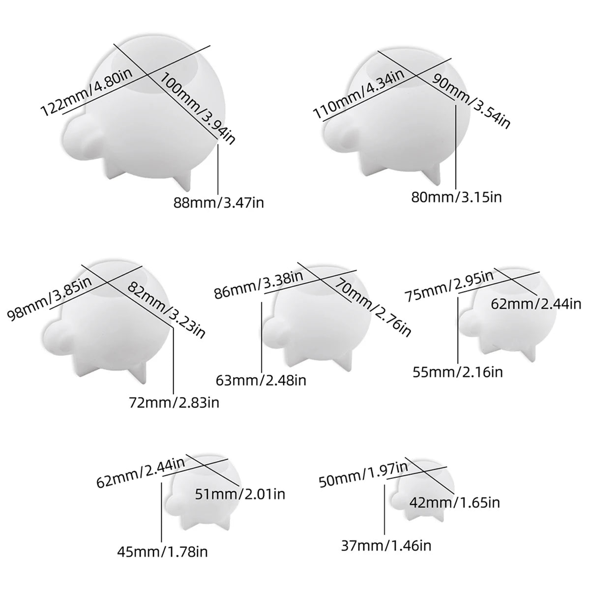 Friendship Ball Silicone Resin Mold Kit