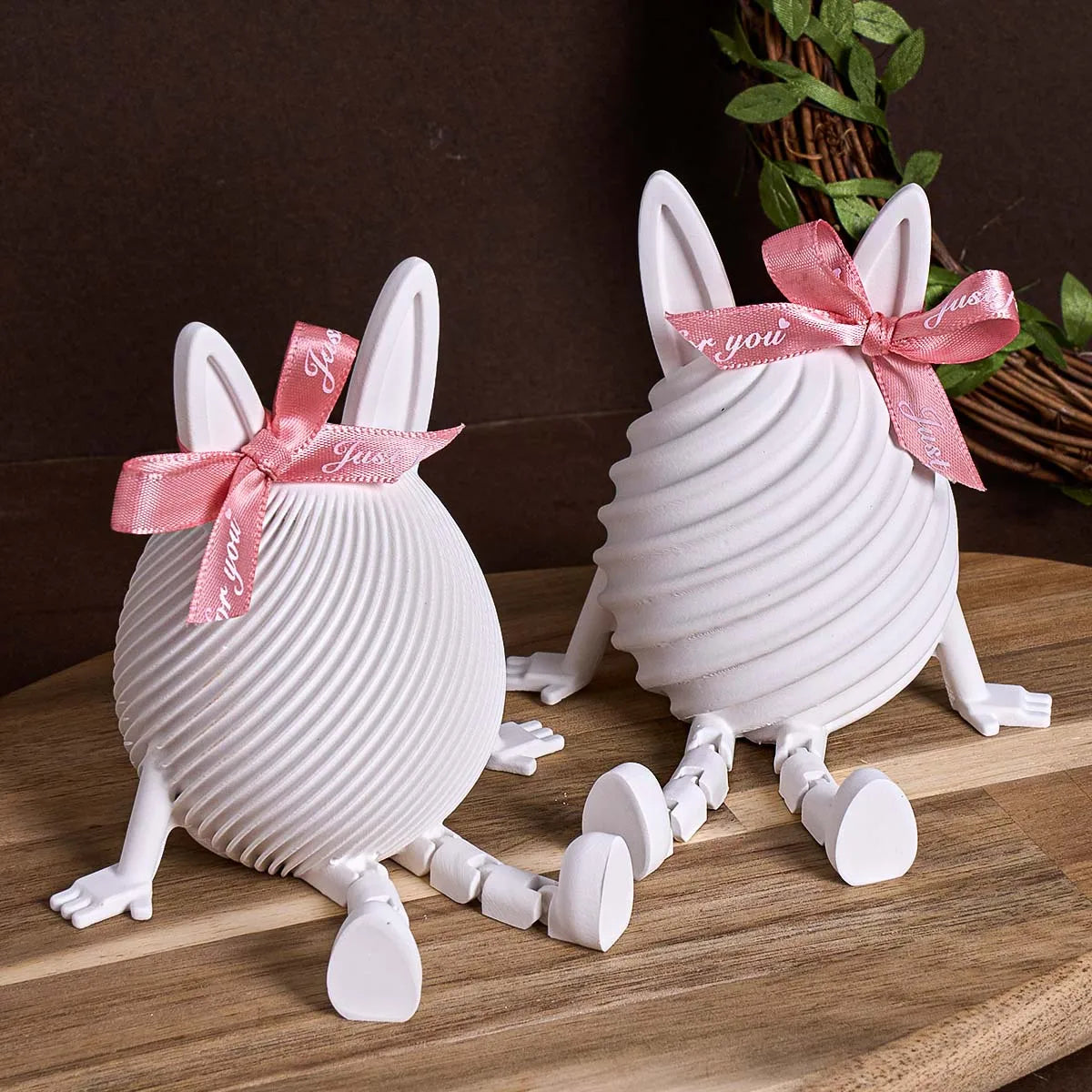 Nini and Nono - The Striped Bunny DIY Figure Silicone Molds Set