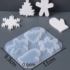 Christmas Hanging Ornaments Silicone Mold.