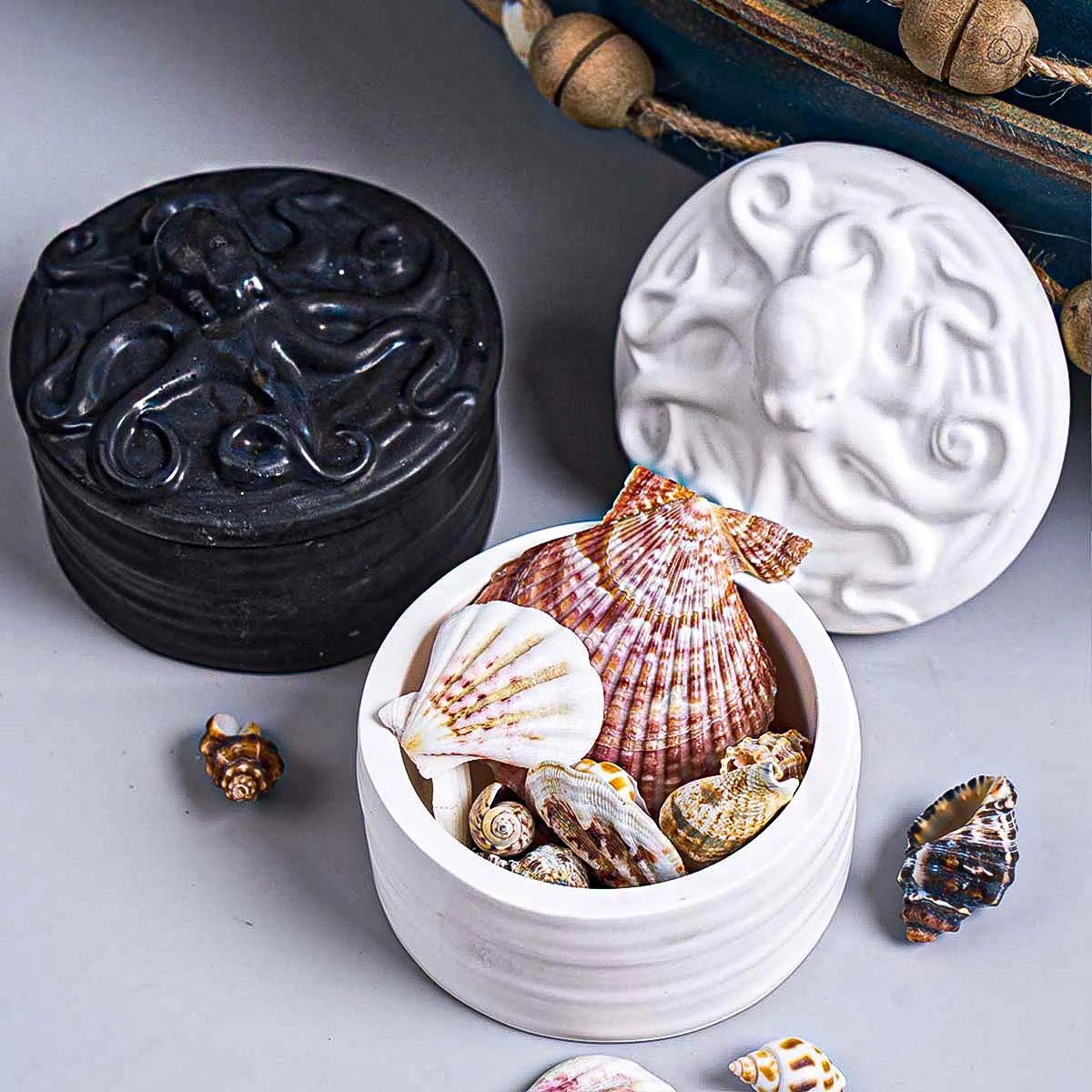 Octopus Lid Storage Jar Silicone Mold