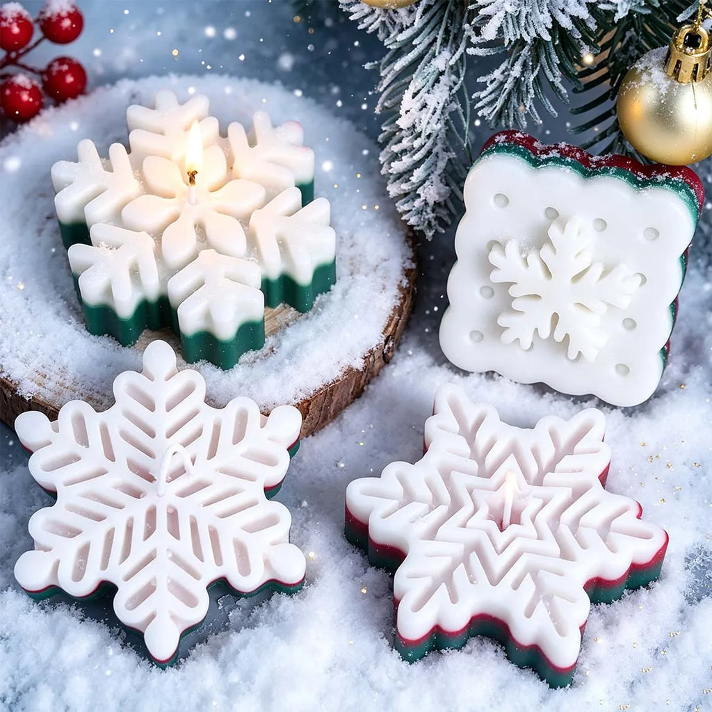 Nivora Snowflake Silicone Candle Mold
