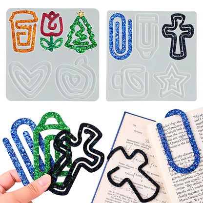 Resin Bookmark & Paperclip Silicone Mold