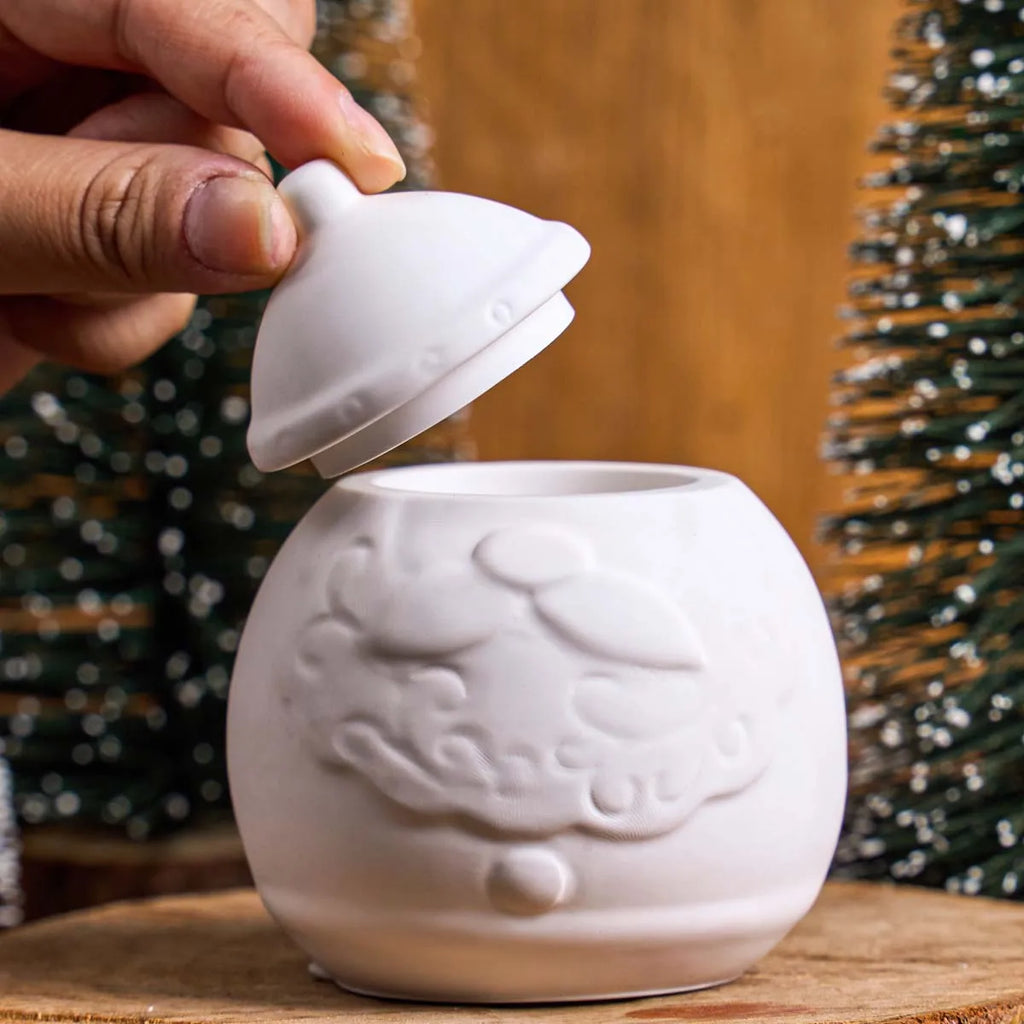 Santa Claus Storage Jar Silicone Mold Set