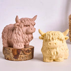 Thulan Fringe Highland Cow Silicone Mold