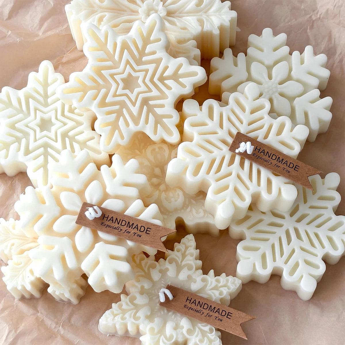 Snowflake Silicone Mold for Candles, Soap, or Resin