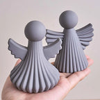 2-Piece Quiet Grace Angel Silicone Mold Set