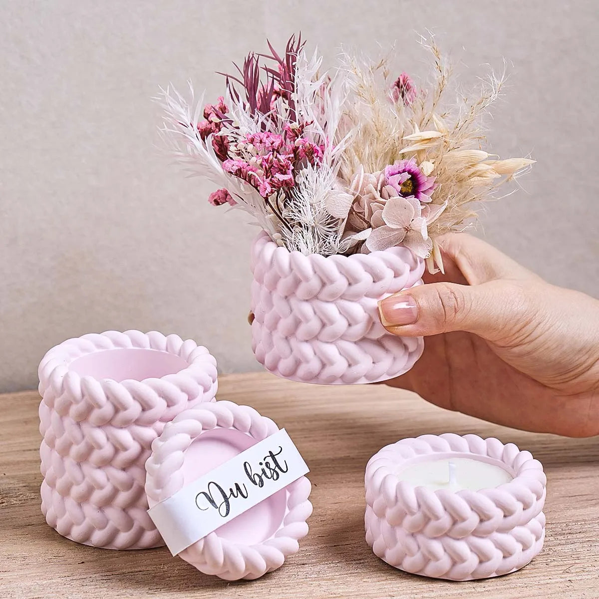 Thovra Braid Vessel Silicone Mold