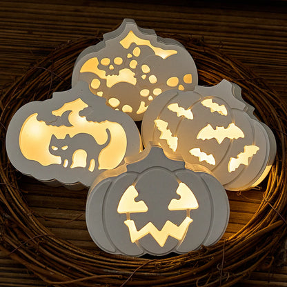 Halloween Pumpkin Silhouette Lamp Silicone Mold