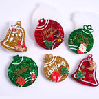 3Pcs Christmas Hanging Ornament Silicone Mold Set