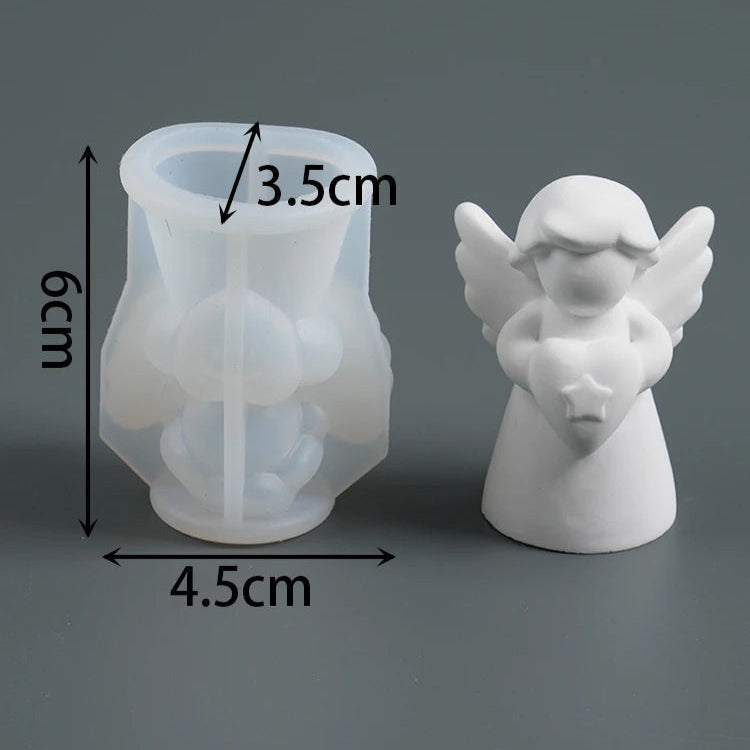 Angel Silicone Mold for Resin or Plaster Figurines Style B