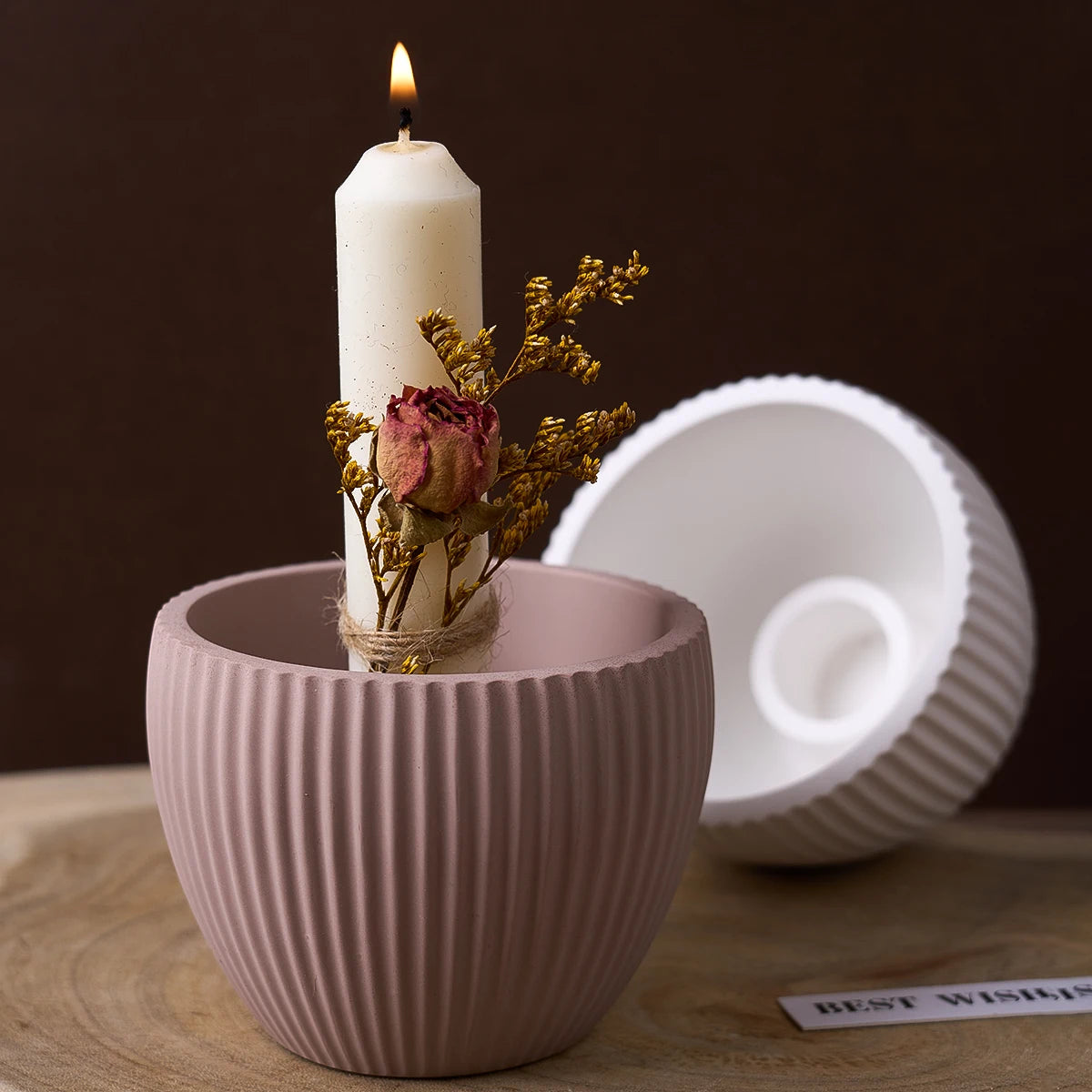 Candle Holder Candle Cup Silicone Mold.