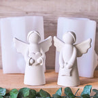 Minimalist Standing Angel Silicone Mold