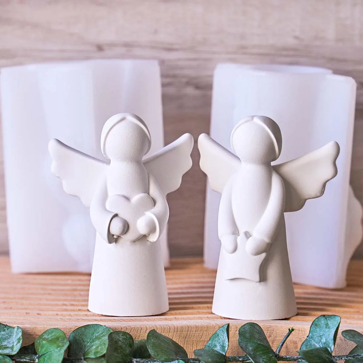 Minimalist Standing Angel Silicone Mold