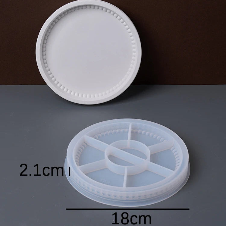 Round Bubble Bead Tray Silicone Mold.