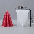 3D Folded Christmas Tree Candle Silicone Mold