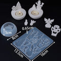 Angel Prayer Candle Holder Silicone Mold Set