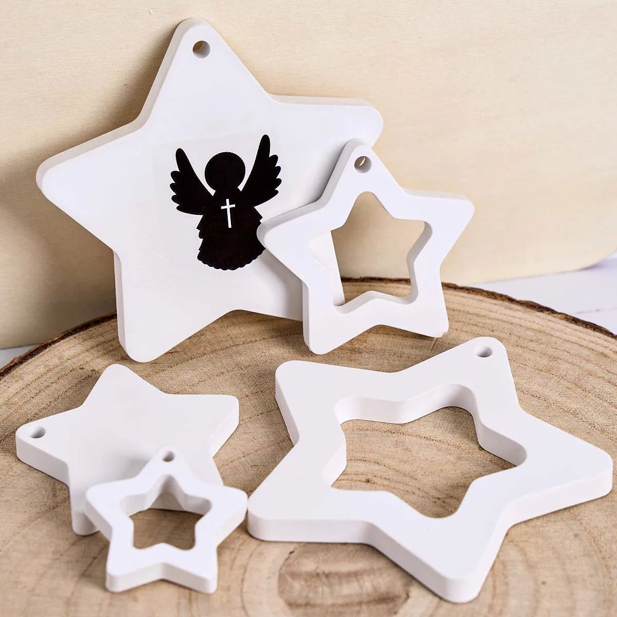 Star Ornament Silicone Mold for Christmas Tree Decorations