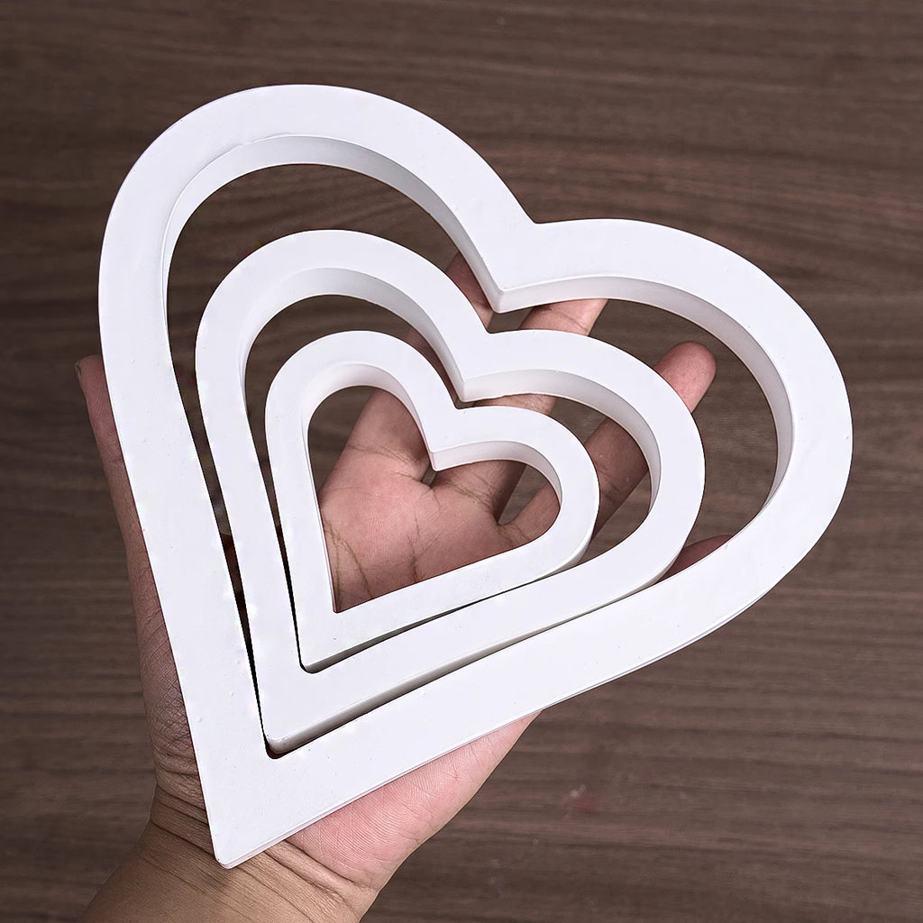 Nested Hollow Heart Casting Mold