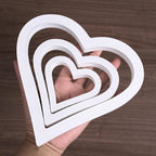 Nested Hollow Heart Casting Mold