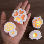 DIY Hollow Silhouette Lamp Silicone Mold.