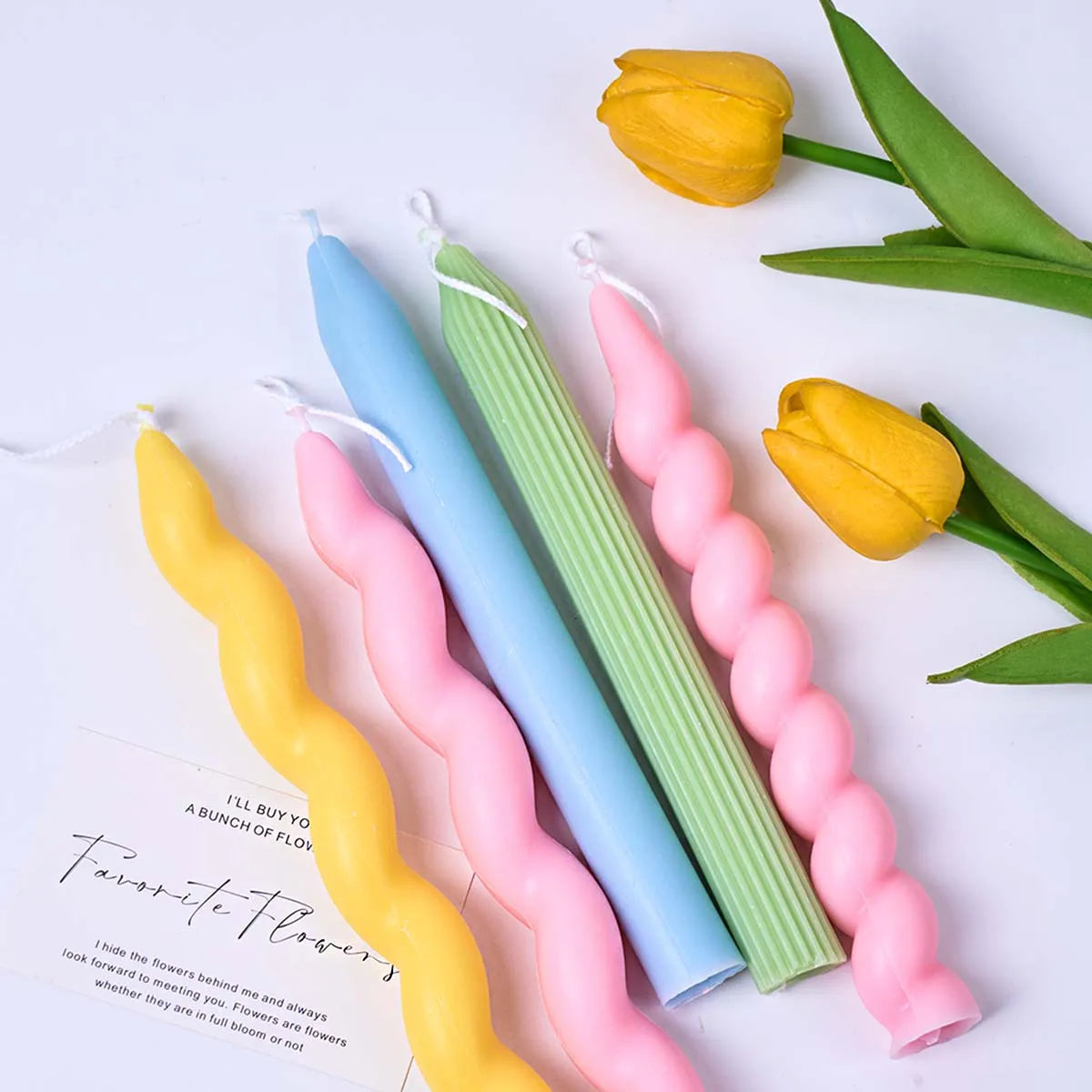 Geometric Rod Candle Mold