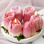 3D Tulip Silicone Candle Molds