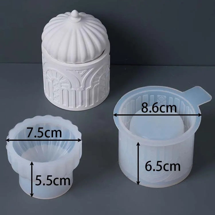 Sahra Reverie Cylindrical Jar Mold Set