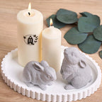 Detailed Bunny Figurine Mold