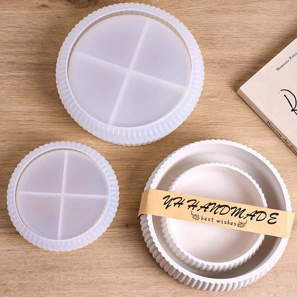 Minimal Stripe Storage Bowl Silicone Mold