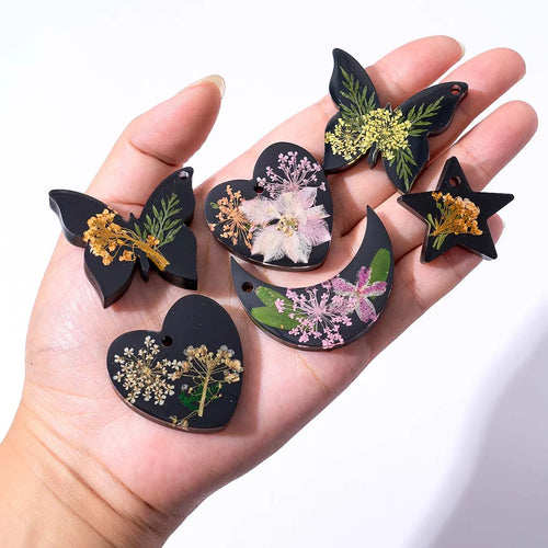 6 in 1 Resin Earring Pendant Silicone Mold